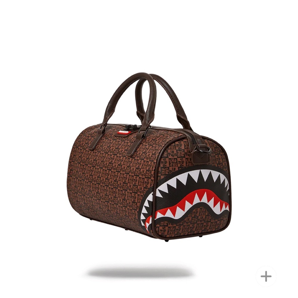 RARE SPRAYGROUND FRENZY SHARKS MINI DUFFLE